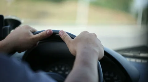 Driving a Car Stock Footage 37249419