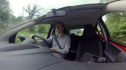 Driving A Car Stock Footage 46722122