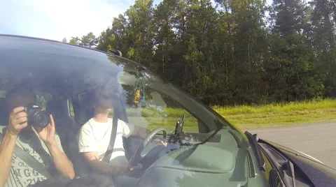 Driving a car. Stock Footage 54902453