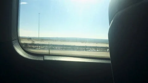 Driving in a Car Stockbeeldmateriaal 84711228