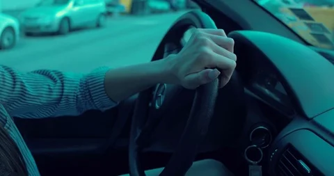 Driving a Car Video stock 109535658