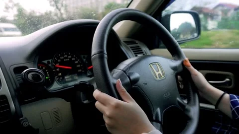Driving a car Stock Footage 280997580