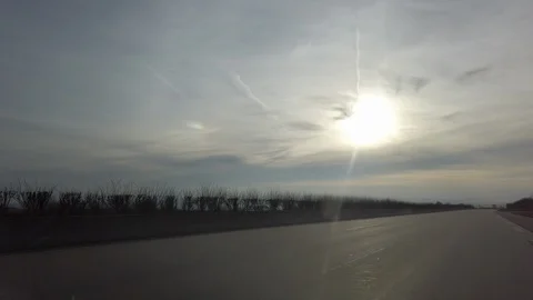 Driving a car on the German highway Video stock 104044372