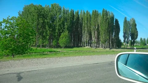 Driving a car on the highway Stock-Footage 107680717