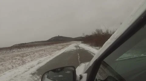 Driving car on the hill 2 動画素材 45893141