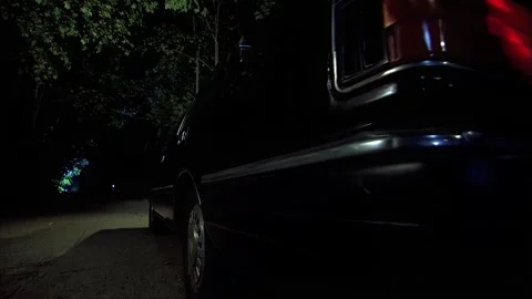 Driving a car at night Stock Footage 276451085