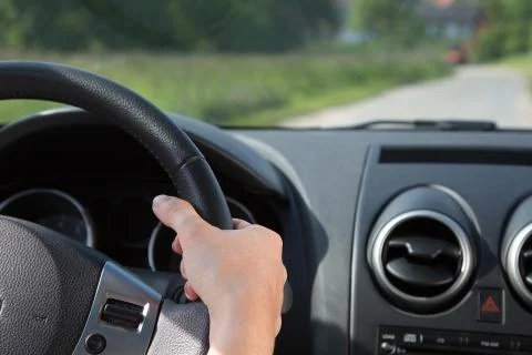 Driving a car Stock Photos