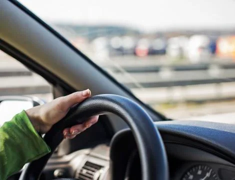 Driving a car Stock Photos