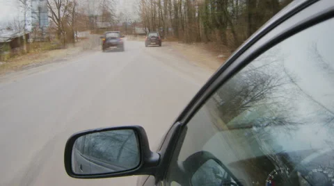 Driving a car point of view timelapse video Video stock 938968