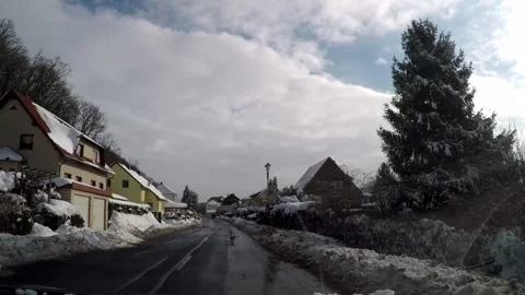 Driving with a car on a road Stock Footage 148332157