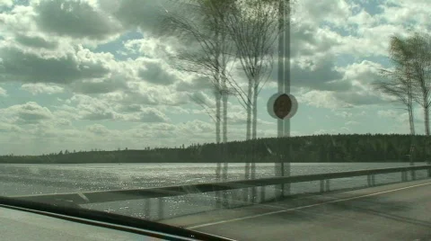 Driving car three Stock Footage 80502