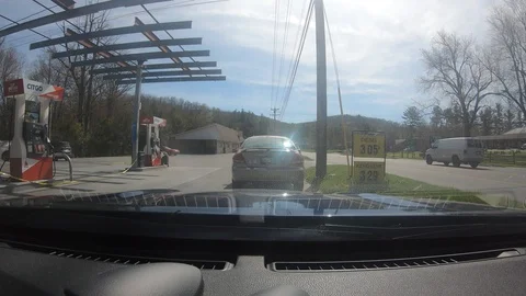 Driving in a car time lapse Stock Footage 106944998