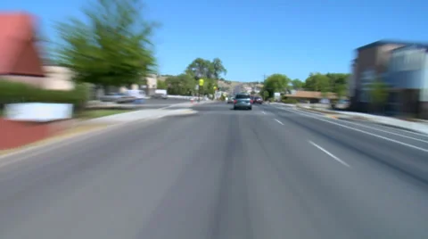 Driving Central Oregon Town Stock Footage 31983629