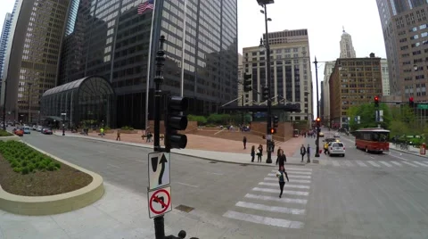 Driving in Chicago, Illinois Stock Footage 50390157