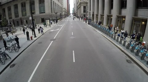 Driving in Chicago, Illinois Stock Footage 50390186