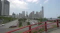 Driving on Cinta Costera and Balboa Avenue in Panama 4k or 4k+ Resolution