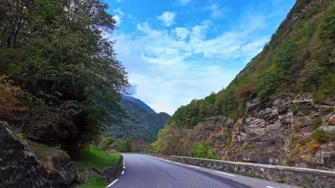 Driving from the Cirque de Troumouse to Heas in France Stock Footage 320953348