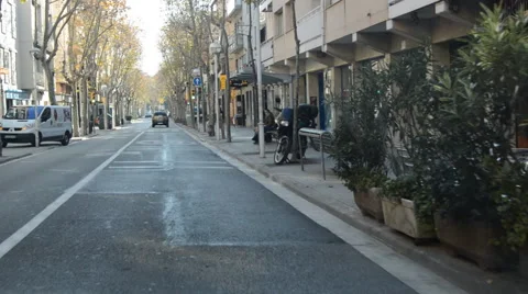 Driving On a City Street Video stock 46442289