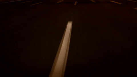 Driving close up to the road Video stock 210647176