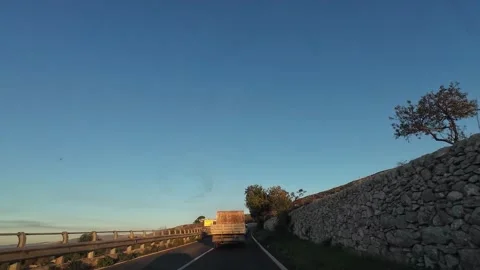 Driving from Comiso to Ragusa, Sicily Видео 295866146