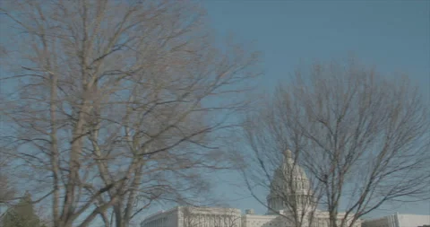 DRIVING BY CONGRESS - WASHINGTON DC Stock Footage 141502287