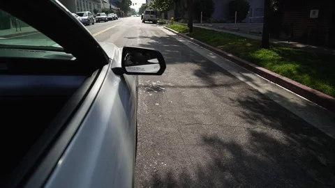 Driving convertible car Stock Footage 108820423