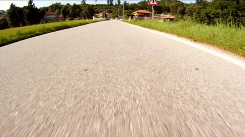 Driving on country road Stock-Footage 33402355