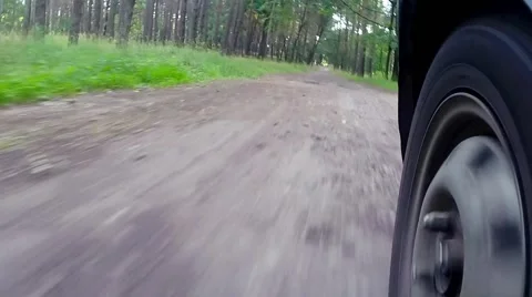 Driving At Country Road. Stock Footage 40063598