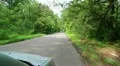 Driving on a country road. Video filming from moving car (steadycam) HD Footage