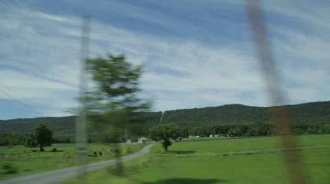 Driving in Countryside Stock Footage 21788601