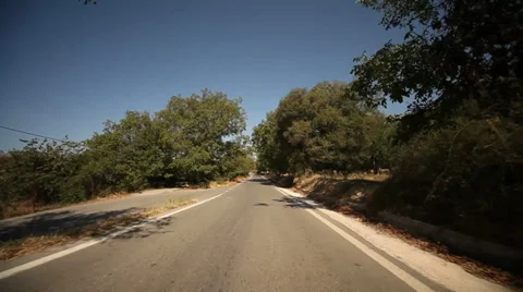 Driving in Crete, Greece Stock Footage 29658742