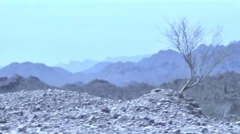 Driving in the Desert 스톡 동영상 22104952