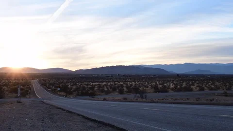 Driving in the desert 스톡 동영상 84742933