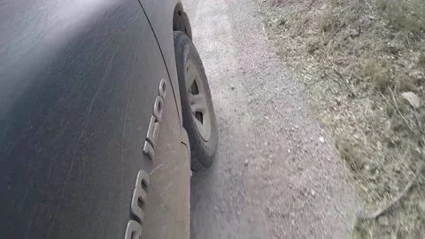 Driving on Dirt Road Stock Footage 149276418