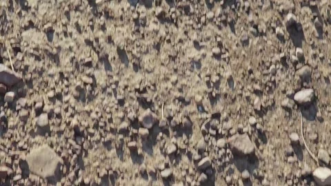 Driving on a dirt road Stock Footage 280682388