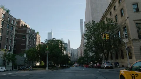 Driving down 5th Avenue, New York Stock Footage 108667835