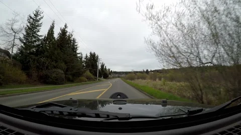 Driving down Chatterton Way past Rithet's Bog Vídeo Stock 178222065