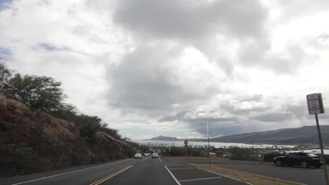 Driving Down the Highway Stock Footage 105232507