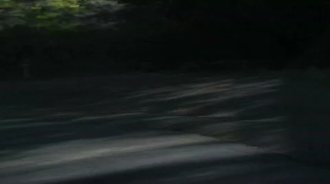 Driving down a mountain road in fast motion Video stock 565457