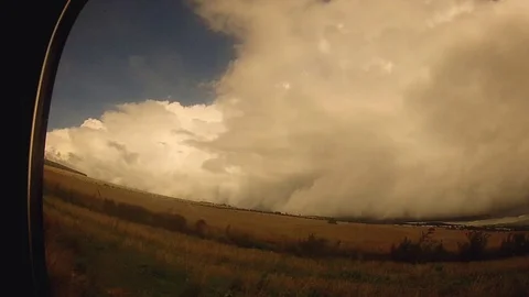 Driving Down the Road with Landscape Stock Footage 103499651