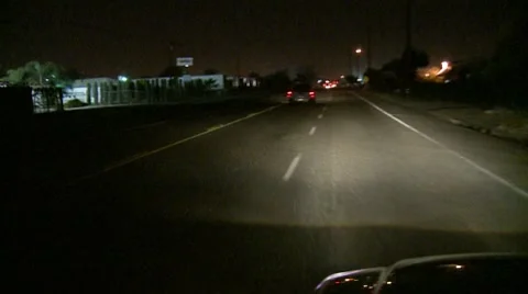 Driving Down a Road(HD)c Stock Footage 7754317