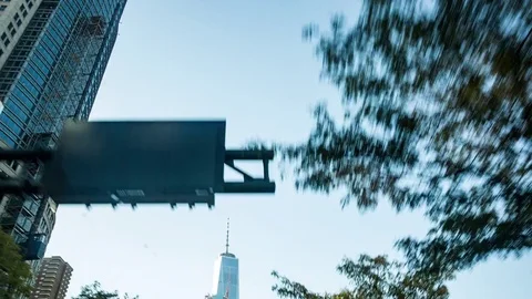 DRIVING DOWNTOWN-UPTOWN Stock Footage 83527443