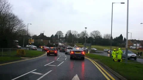 Driving in England Video stock 10719394