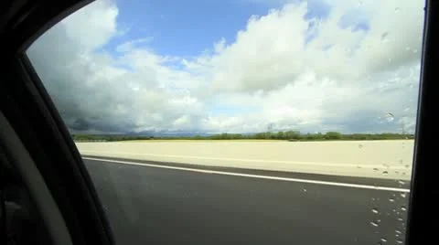 Driving on European Motorway 03, Ireland GFHD Stock Footage