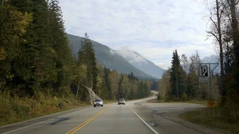 Driving on the freeway Video stock 106442135