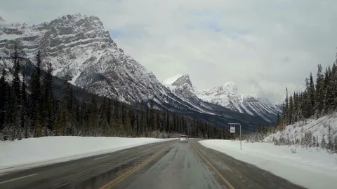 Driving on the freeway Stock Footage 107186411