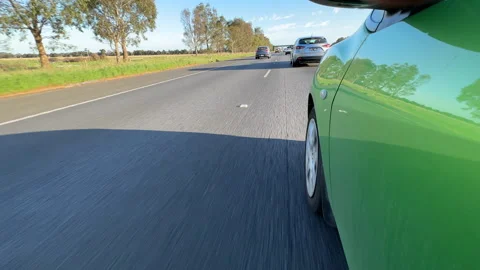 Driving on the freeway Stock Footage 250429843