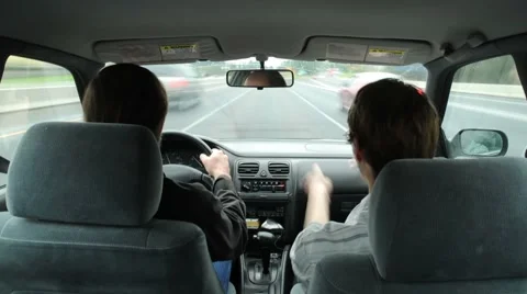 Driving on the Freeway - Time Lapse Stock Footage 882917