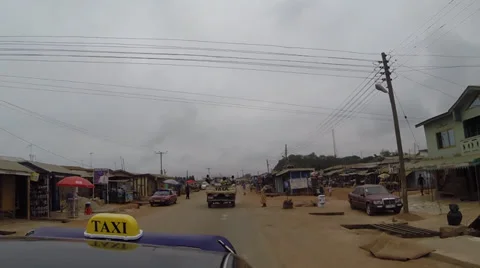 Driving in Ghana Stock Footage 34042020