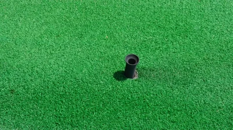 Driving Golf-ball Form The Golf Dispenser Stock Video Footage Stock Footage 63827445